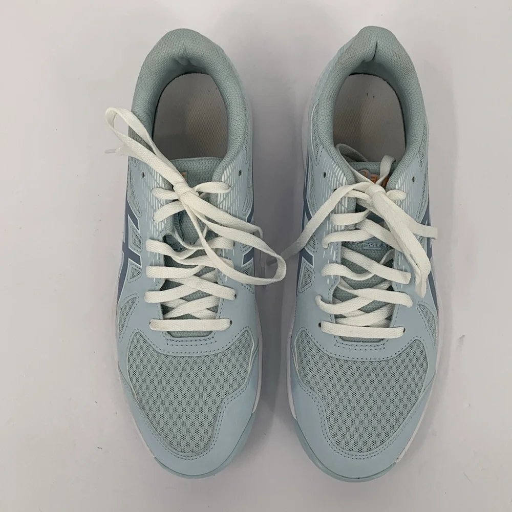 ASICS Upcourt 6 sneakers shoe gray blue lightweight mesh women 11